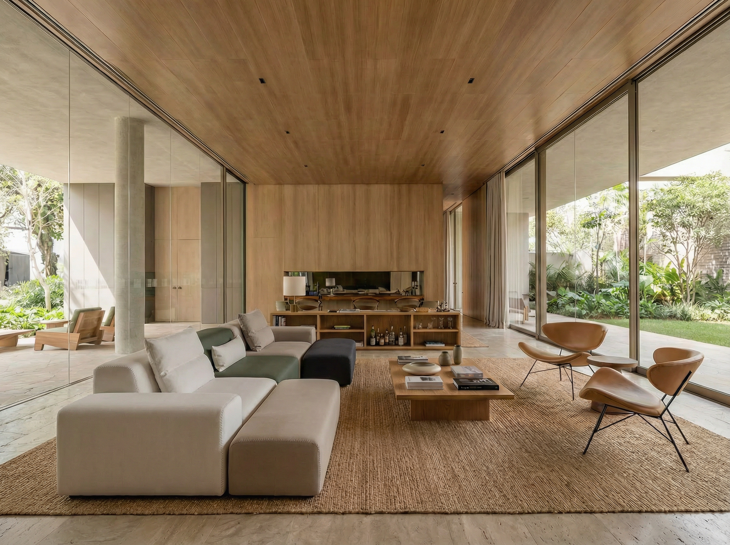 Modulares Sofa Nina U-Form / Wohnlandschaft mit Schlaffunktion