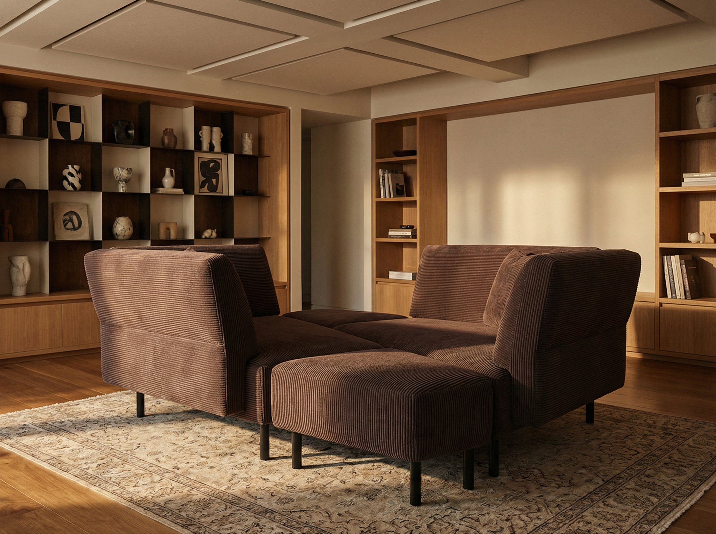 Modulares Sofa Mike mit Schlaffunktion