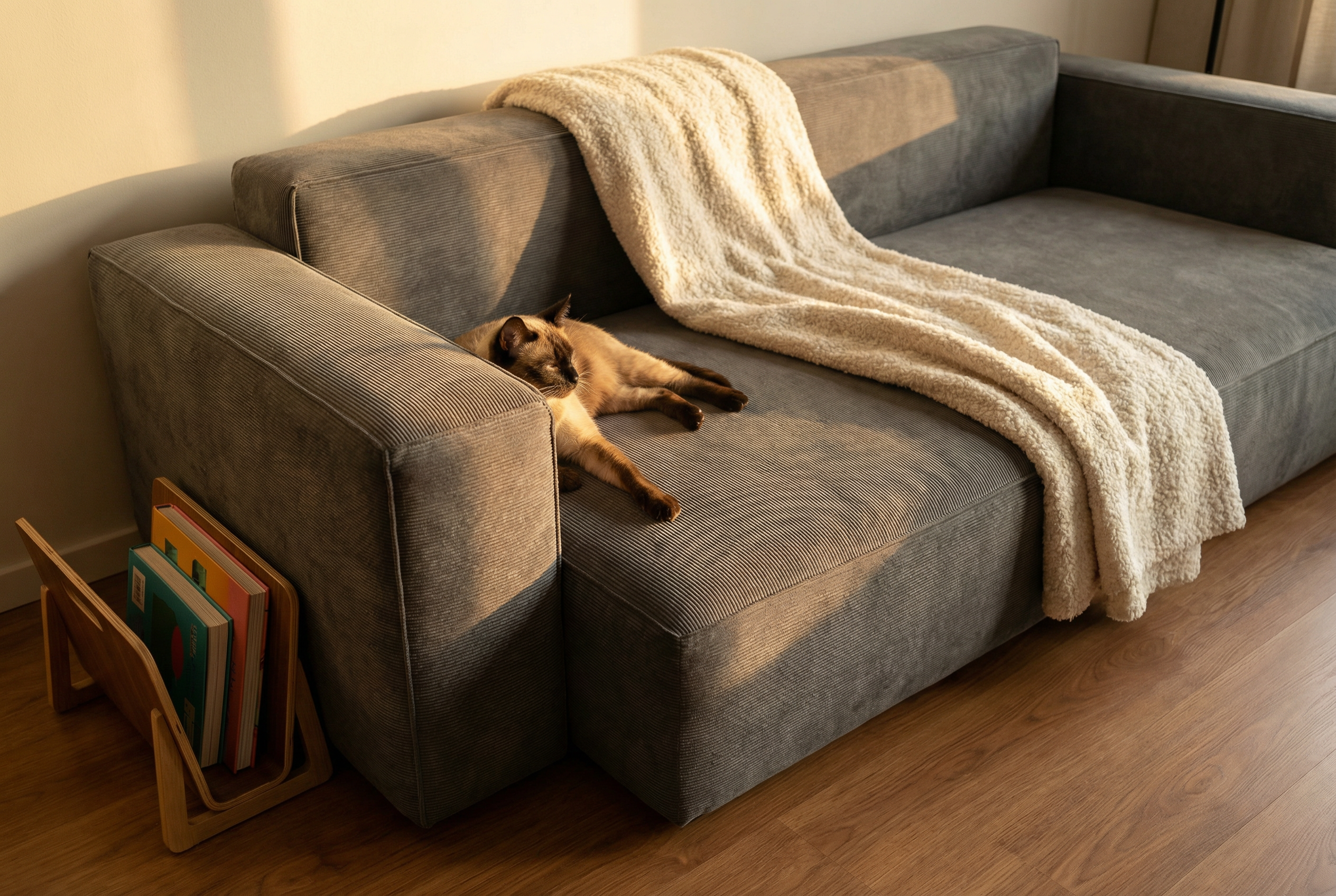 Modulares Sofa Harvey 3-Sitzer mit Schlaffunktion