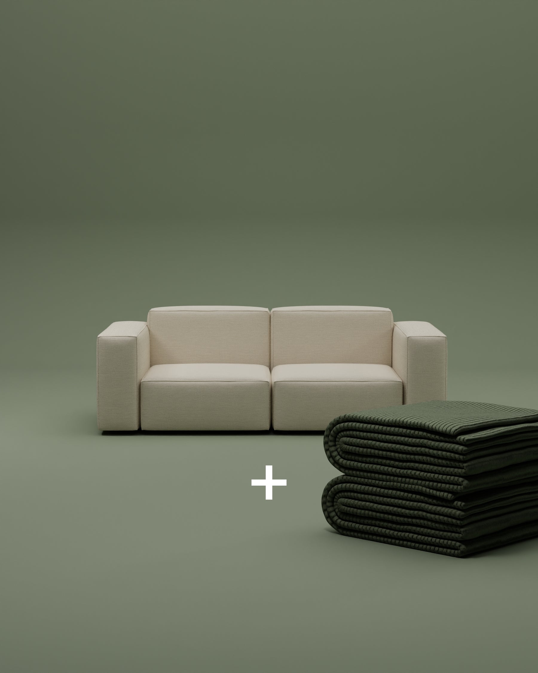 Modulares Sofa Harvey 2-Sitzer