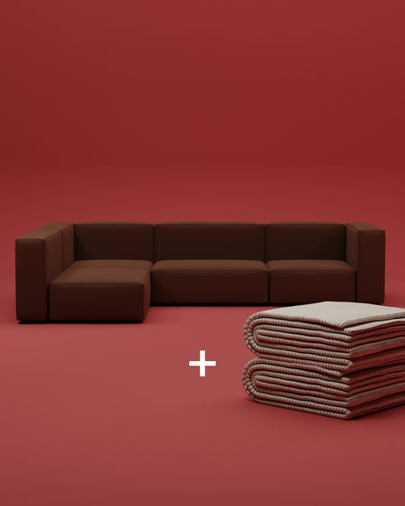 Modulares Sofa Harvey Ecksofa XL mit Schlaffunktion