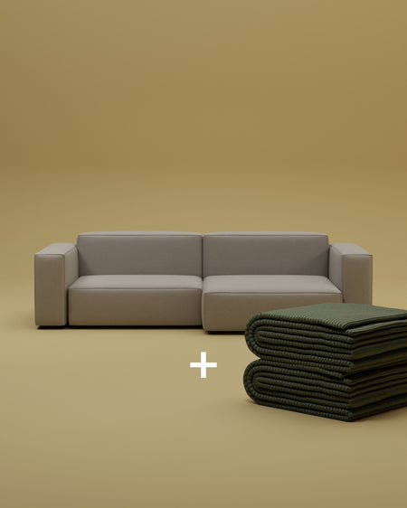 Modulares Ecksofa Harvey 3-Sitzer mit Schlaffunktion