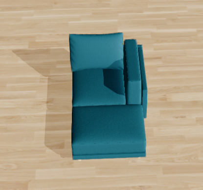 Donna modular sofa with sleep function