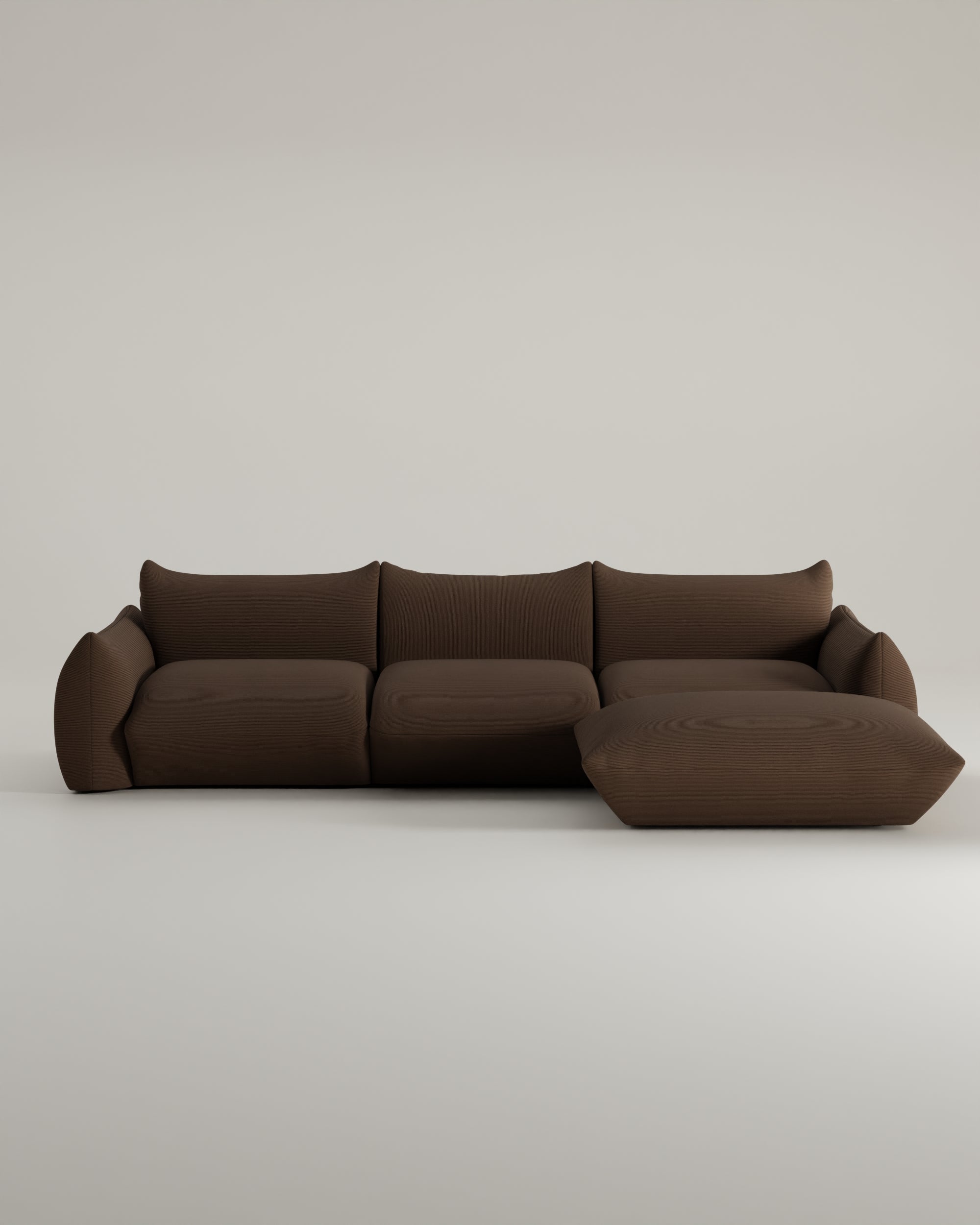 Fabric cover - Modular sofa Luma L 4-seater with sleep function