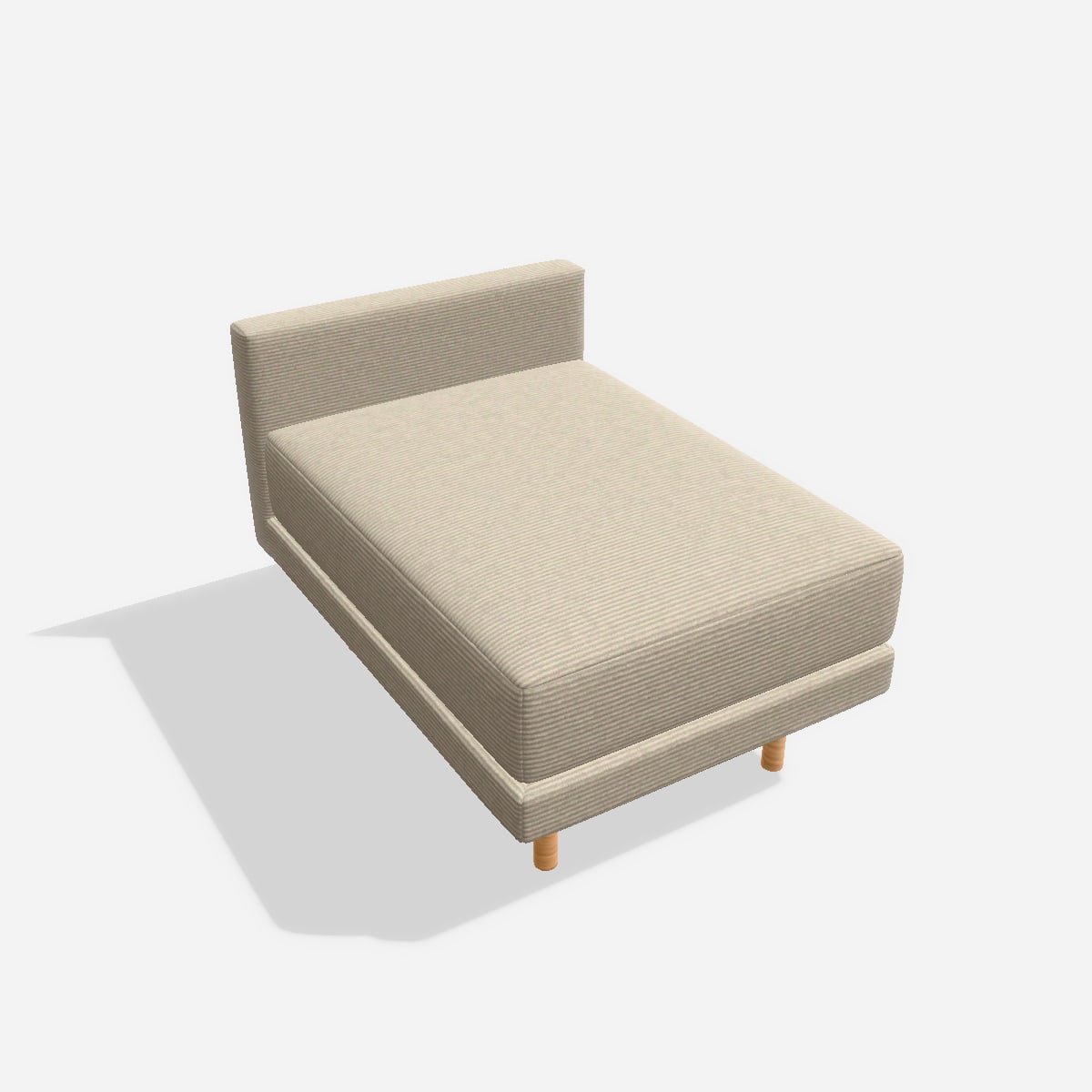Donna armchair · Cord / Nata / Holzfüße