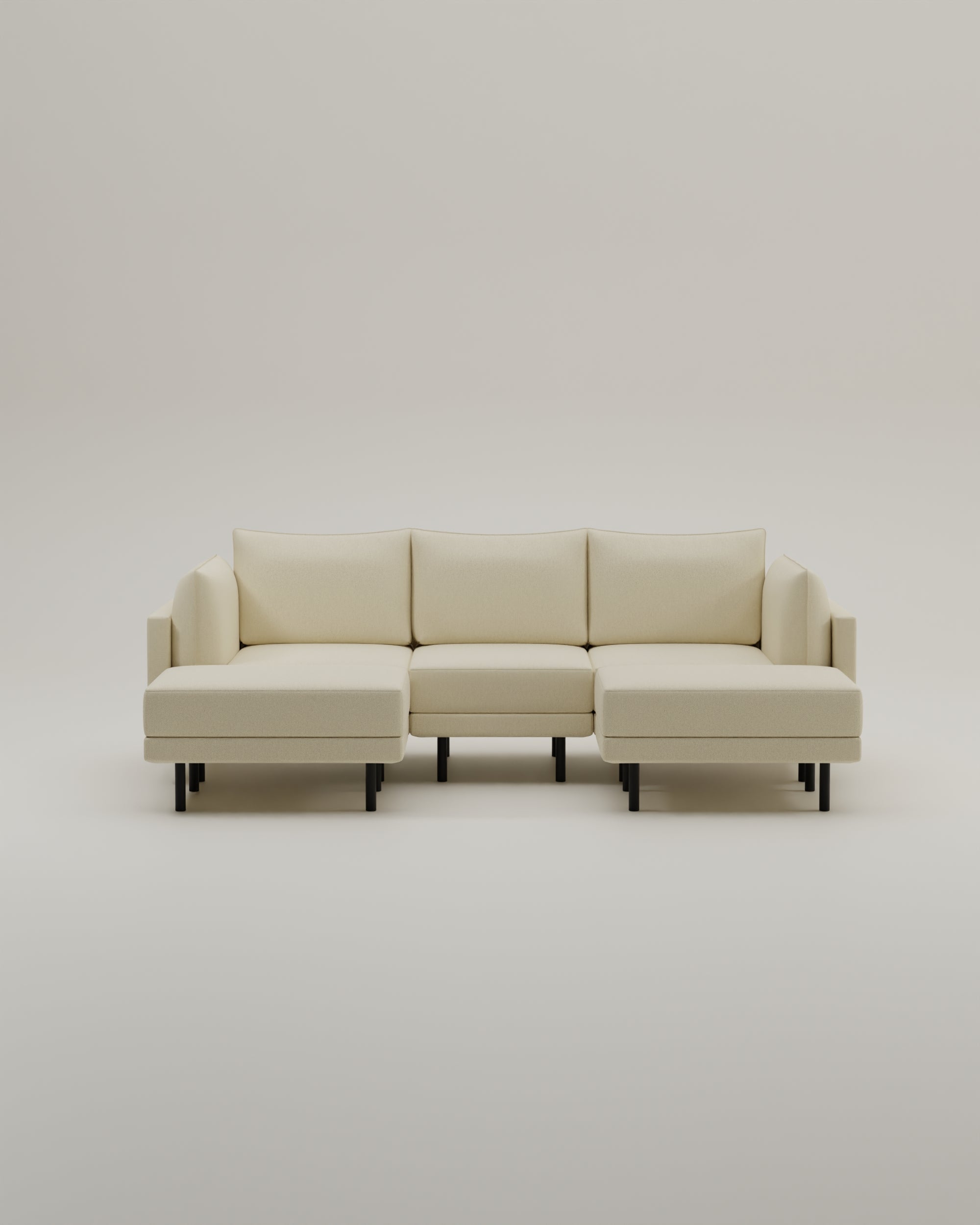 Modulares Sofa Donna U-Form mit Schlaffunktion