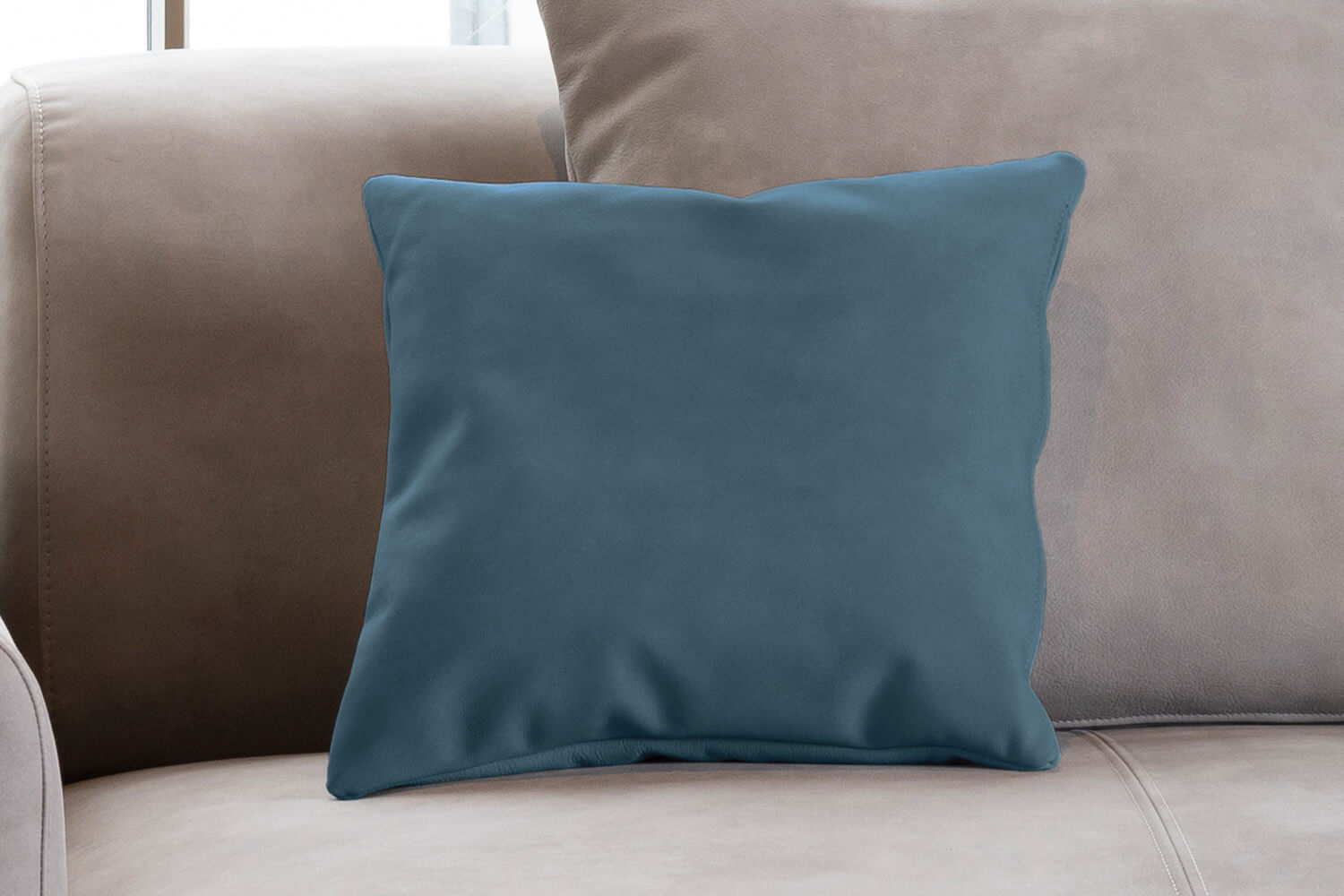 Outlet - Decorative cushion - Cord/velvet fabric