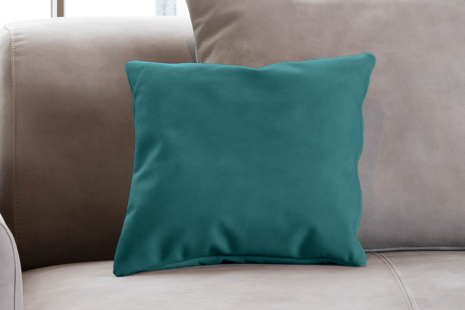 Outlet - Decorative cushion - Cord/velvet fabric