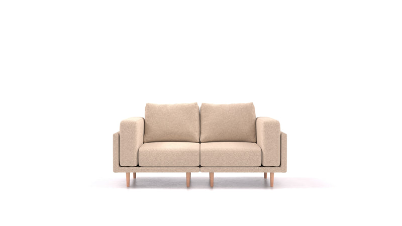 Modulares Sofa Donna XS mit Schlaffunktion - Stoff Nova