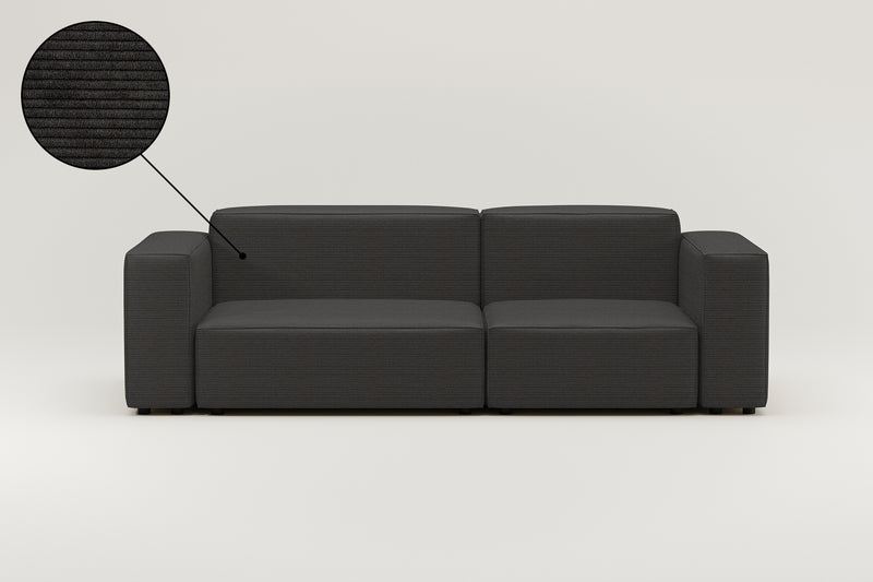 Modulares Sofa Harvey 3-Sitzer mit Schlaffunktion