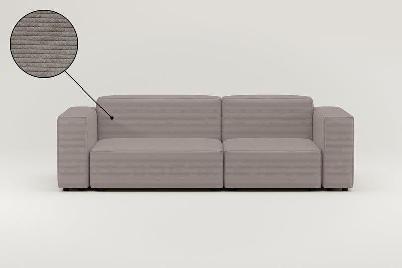 Modulares Sofa Harvey 3-Sitzer mit Schlaffunktion