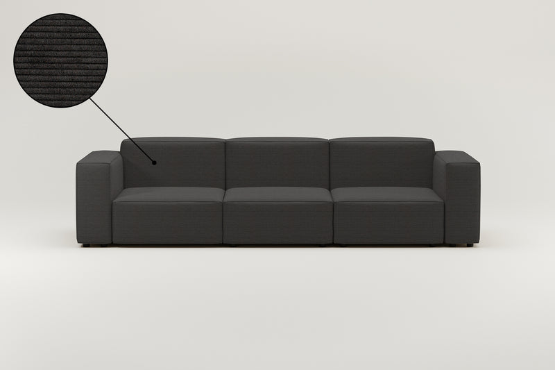 Modulares Sofa Harvey 4-Sitzer mit Schlaffunktion