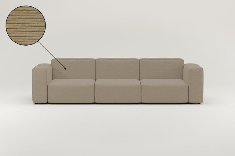 Modulares Sofa Harvey 4-Sitzer mit Schlaffunktion
