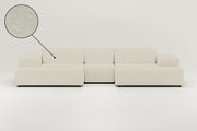Modulares Sofa Nina U-Form / Wohnlandschaft mit Schlaffunktion