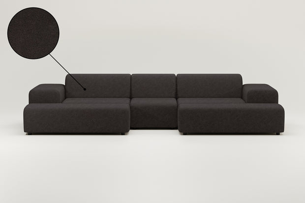 Stoffbezug - Modulares Sofa Nina U-Form / Wohnlandschaft
