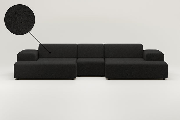 Stoffbezug - Modulares Sofa Nina U-Form / Wohnlandschaft