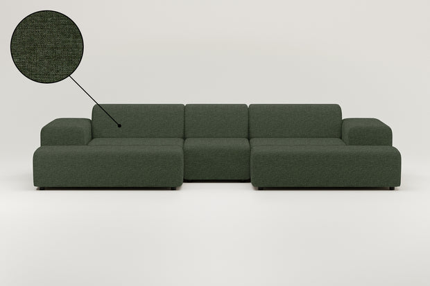 Stoffbezug - Modulares Sofa Nina U-Form / Wohnlandschaft