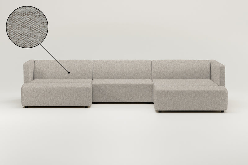 Modulares Sofa Paula U-Form / Wohnlandschaft mit Schlaffunktion