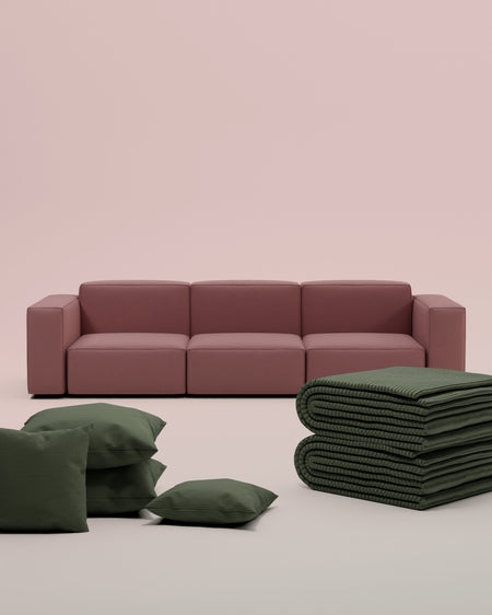 3 in 1 Set Modular sofa Harvey 4-seater with sleep function