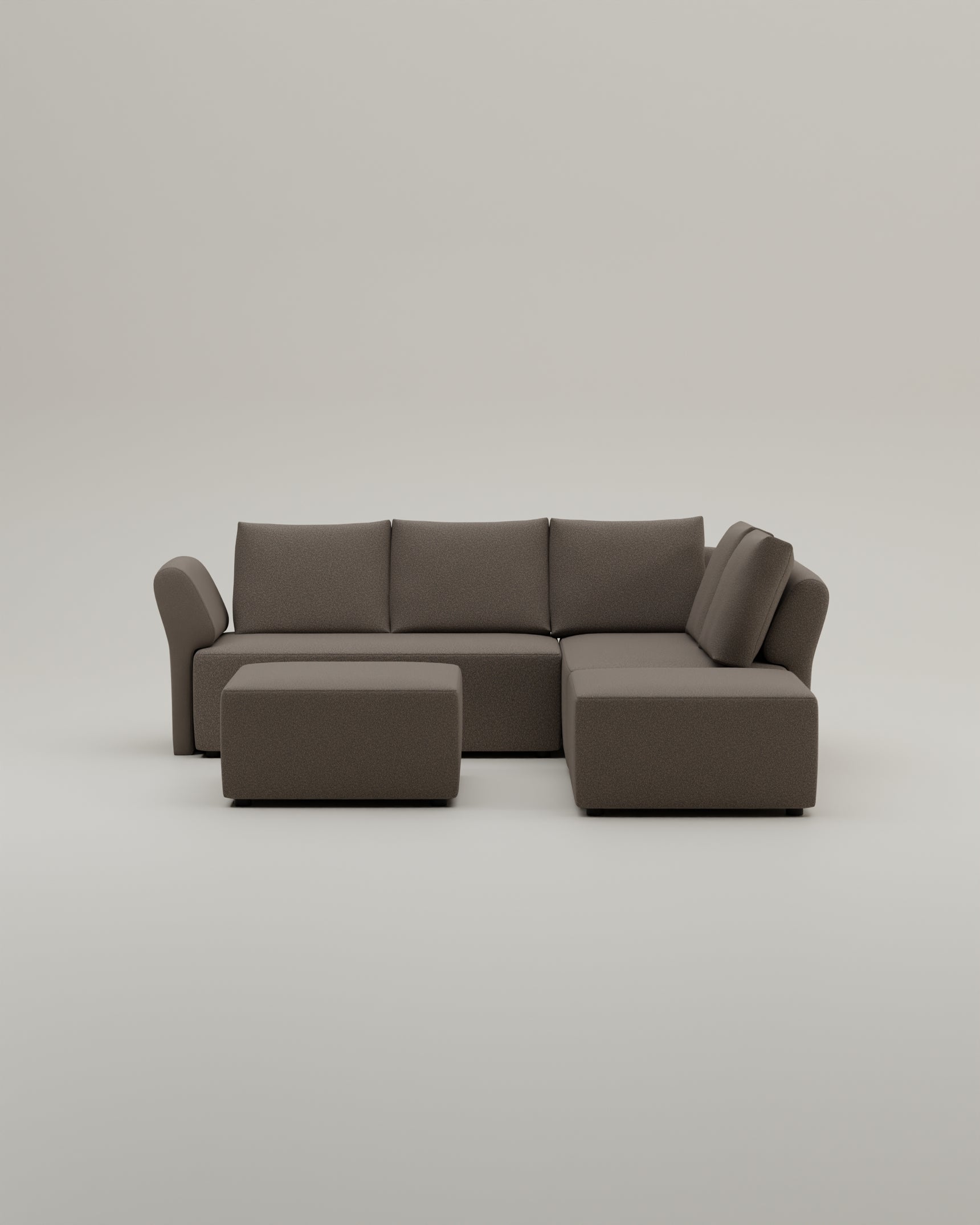 Modular Corner Sofa Amy with Sleeper Function