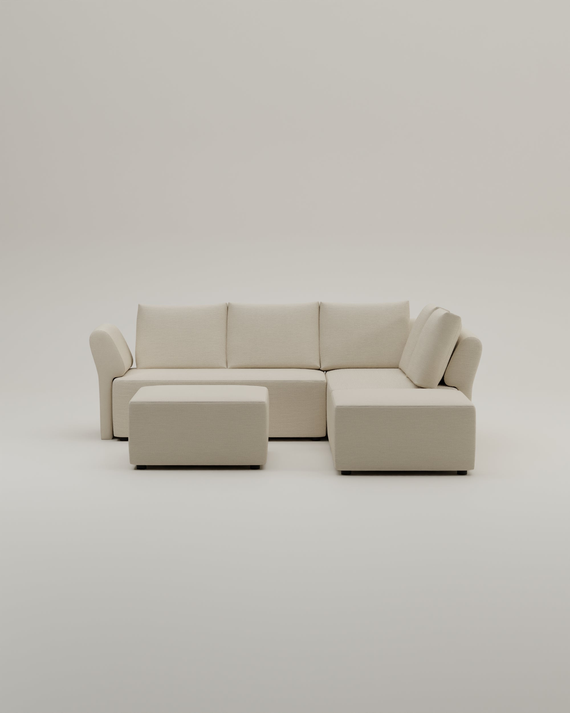 Modular Corner Sofa Amy with Sleeper Function