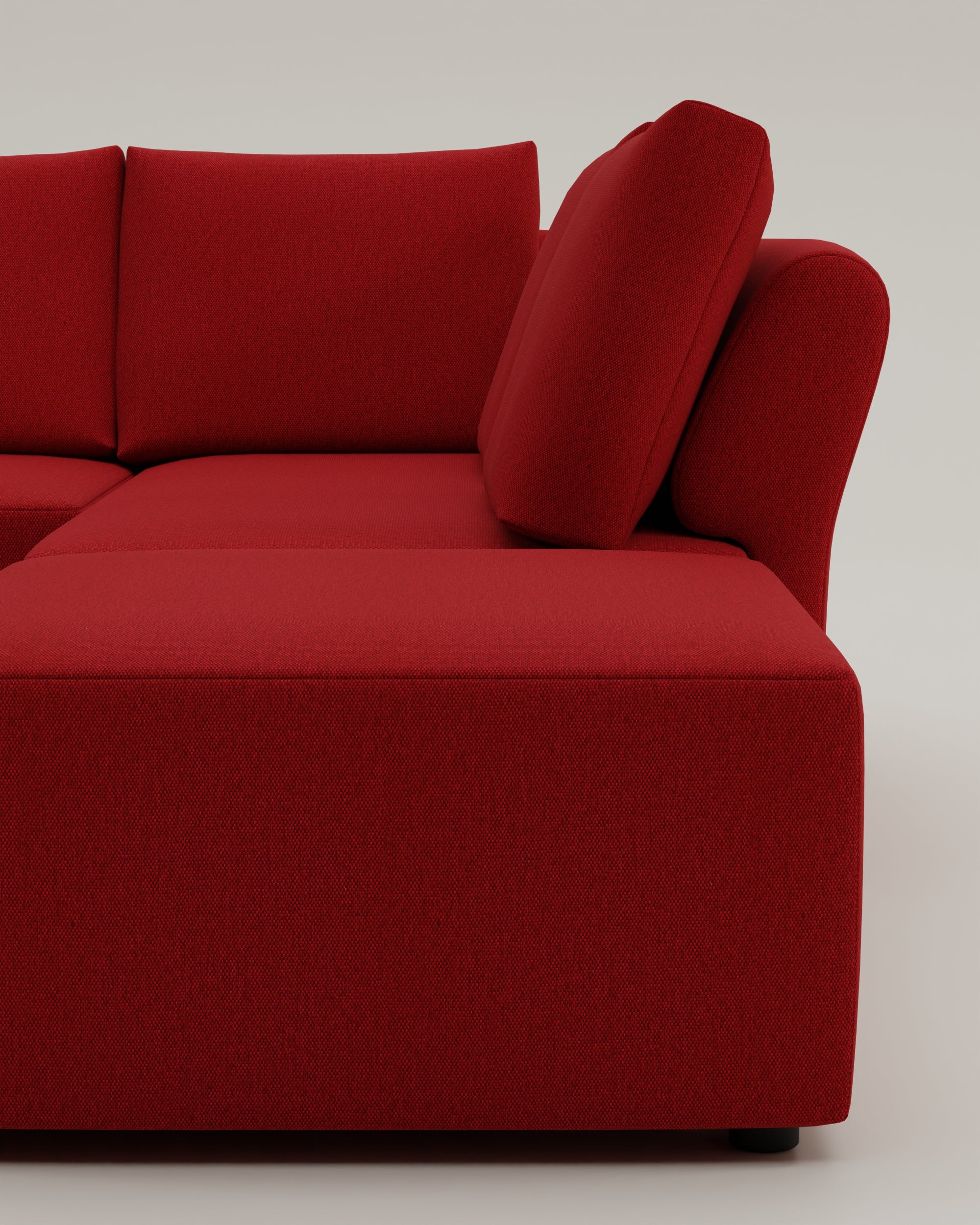 Fabric cover - Amy modular corner sofa with sleep function