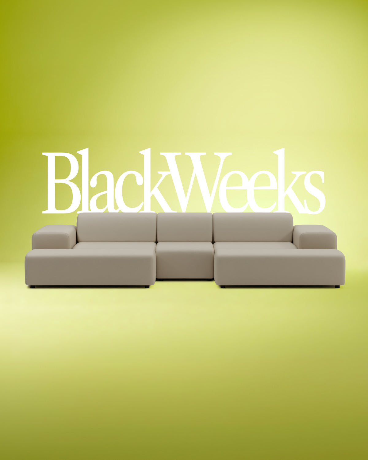 Nina U-shaped modular sofa / living area with sleeping function