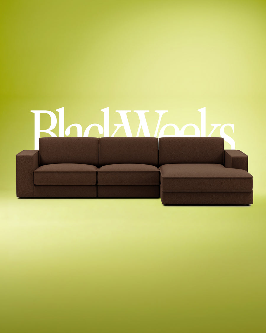 Terra L 4-seater modular sofa with sleep function
