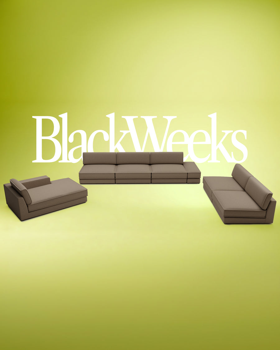 Terra U-Form modular sofa / living area with sleeping function