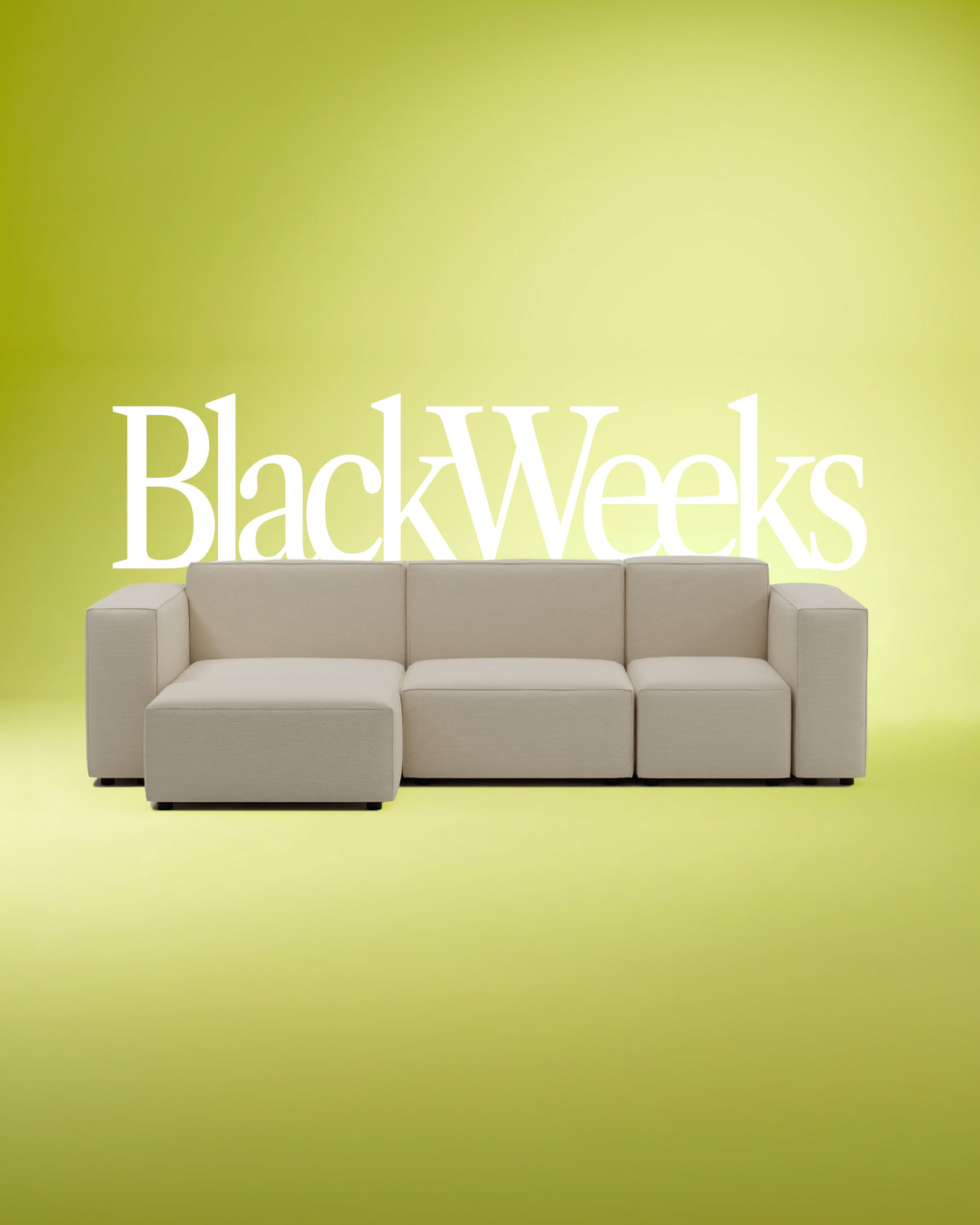 Modular Corner Sofa Harvey 4-Seater L Mini with Sleeping Function