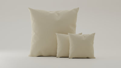 Creme-Veluno / 2x50x50cm / 100x100cm