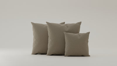 Taupe-Veluno / 2x70x70cm / 50x50cm
