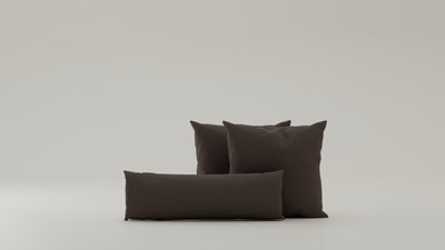 Taupe-Cord / 2x50x50cm / 1x24x75cm