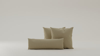 Beige-Veluno / 2x50x50cm / 1x24x75cm
