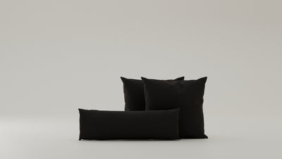 Darkgrey-Veluno / 2x50x50cm / 1x24x75cm