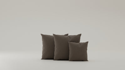 Mocca-Bouclé / 2x50x50cm / 35x35cm