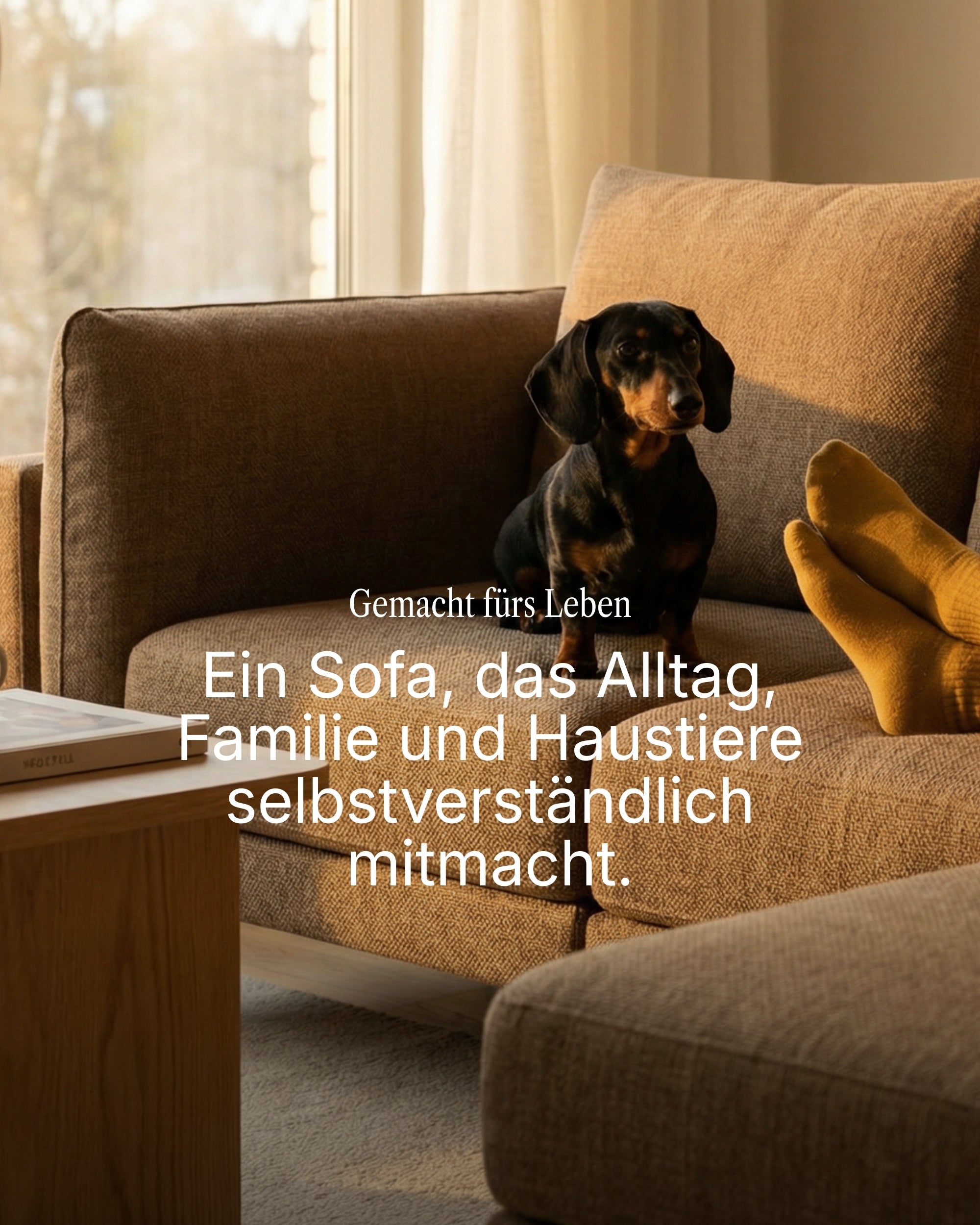Modulares Sofa Donna 3-Sitzer mit Schlaffunktion