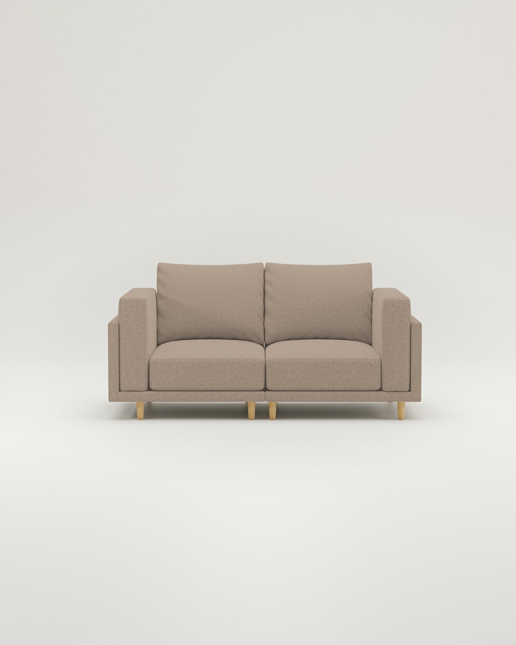 Modulares Sofa Donna 2-Sitzer mit Schlaffunktion - Stoff Nova