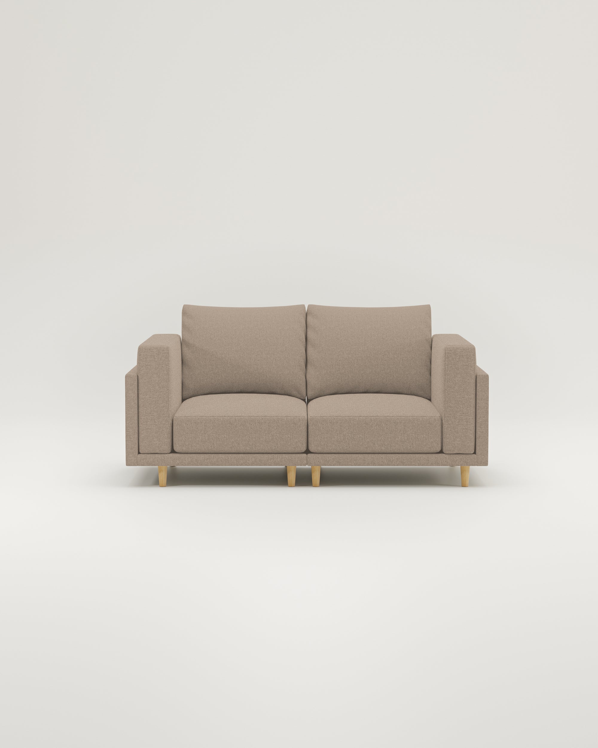 Modulares Sofa Donna 2-Sitzer mit Schlaffunktion - Stoff Nova