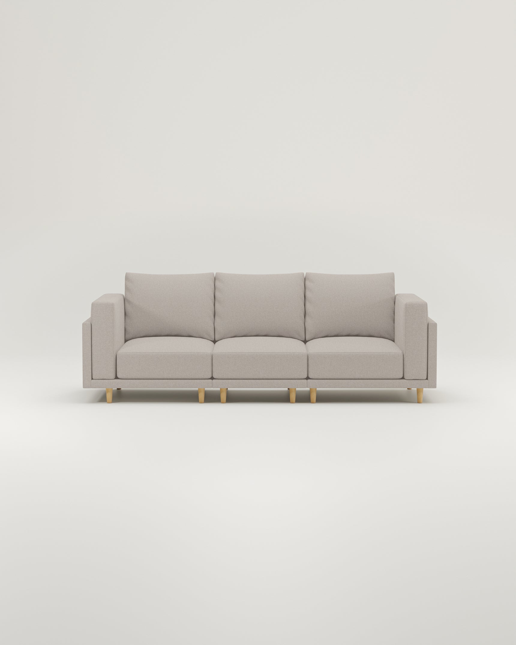 Modulares Sofa Donna 3-Sitzer mit Schlaffunktion - Stoff Nova