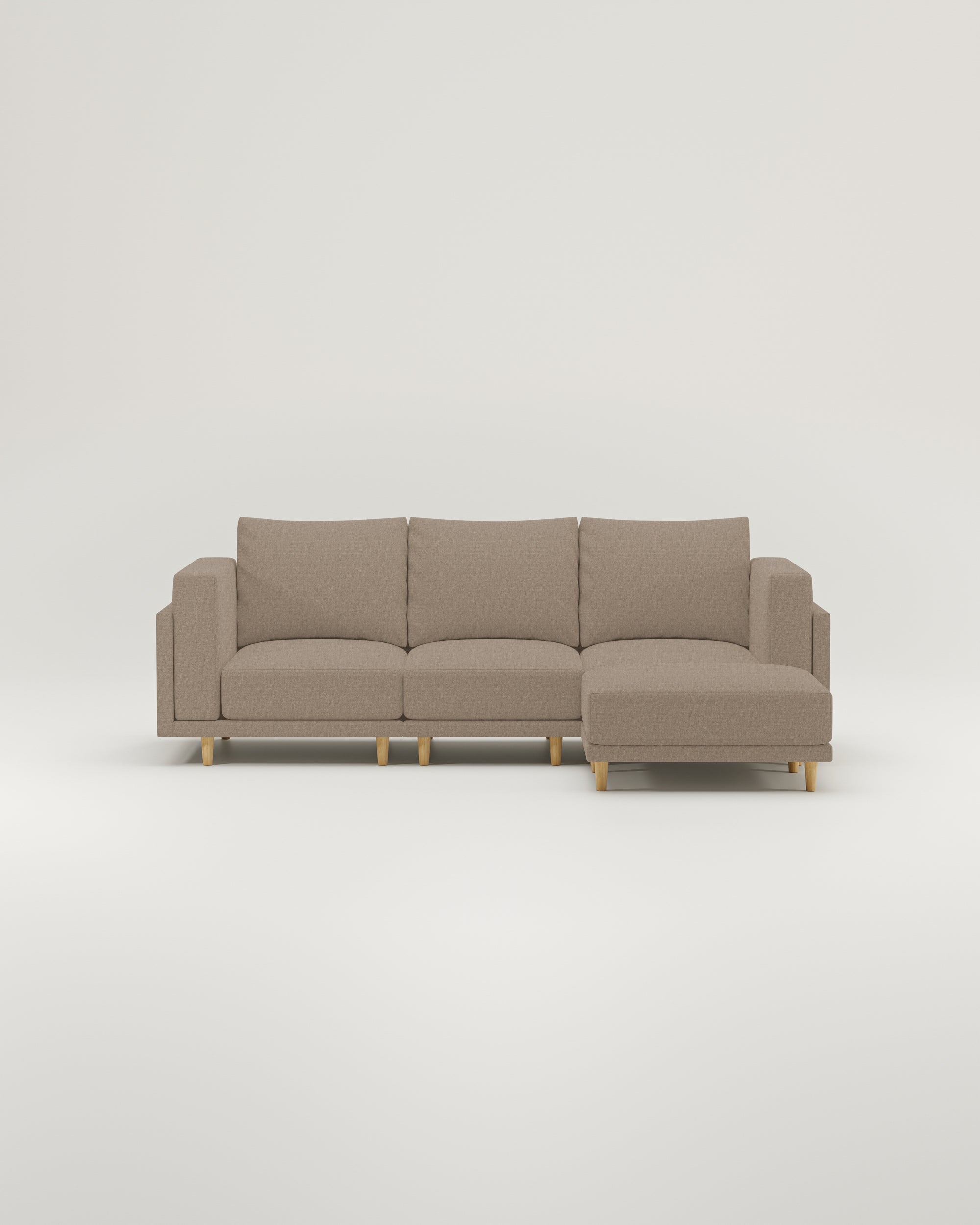 Modulares Sofa Donna 4-Sitzer mit Schlaffunktion - Stoff Nova