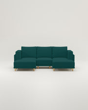 Modulares Sofa Donna U-Form mit Schlaffunktion
