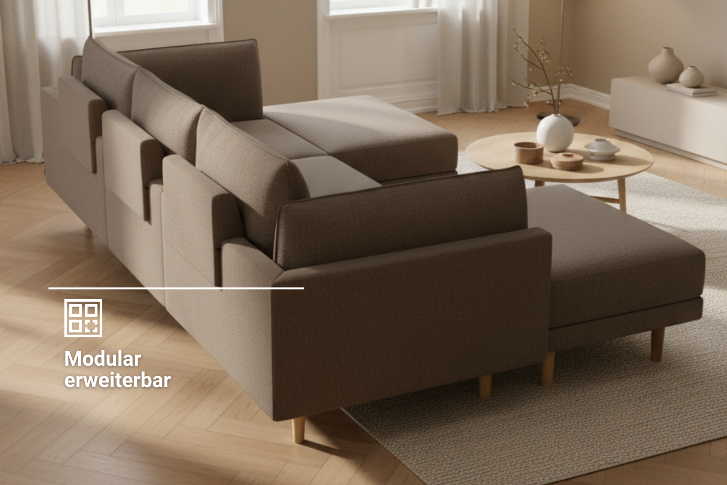Modular sofa Donna XS with sleep function