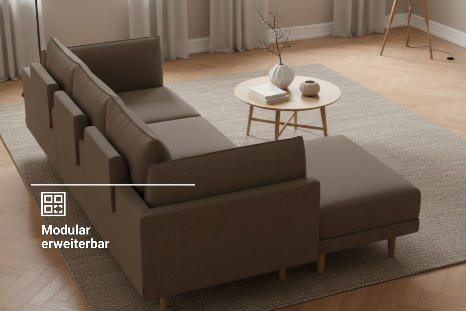 Modular sofa Donna XS with sleep function