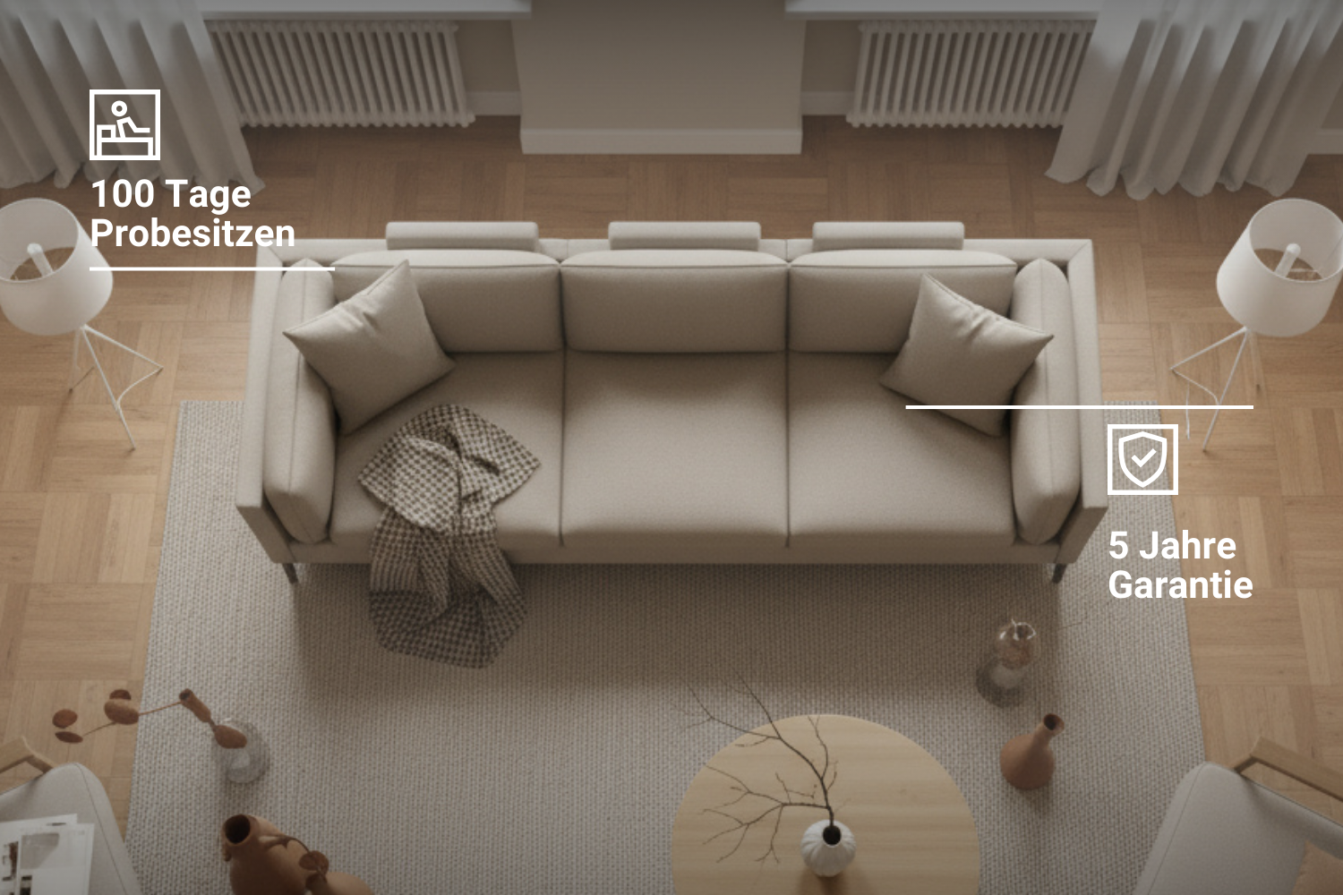 Modular sofa Donna XS with sleep function