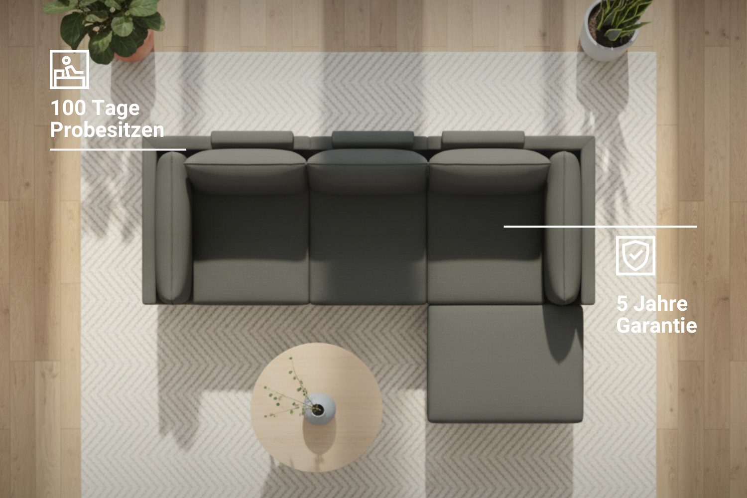 Modular sofa Donna XS with sleep function