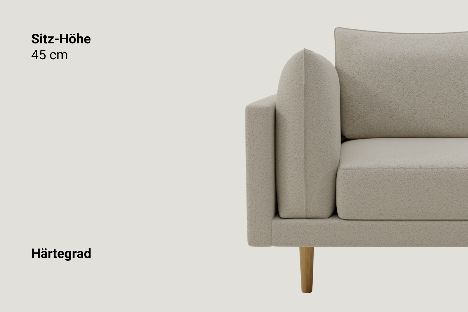 Modular sofa Donna XS with sleep function