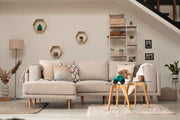 Donna modular sofa with sleep function - fabric Nova