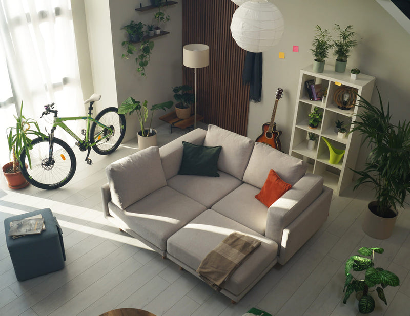 Donna modular sofa with sleep function - fabric Nova