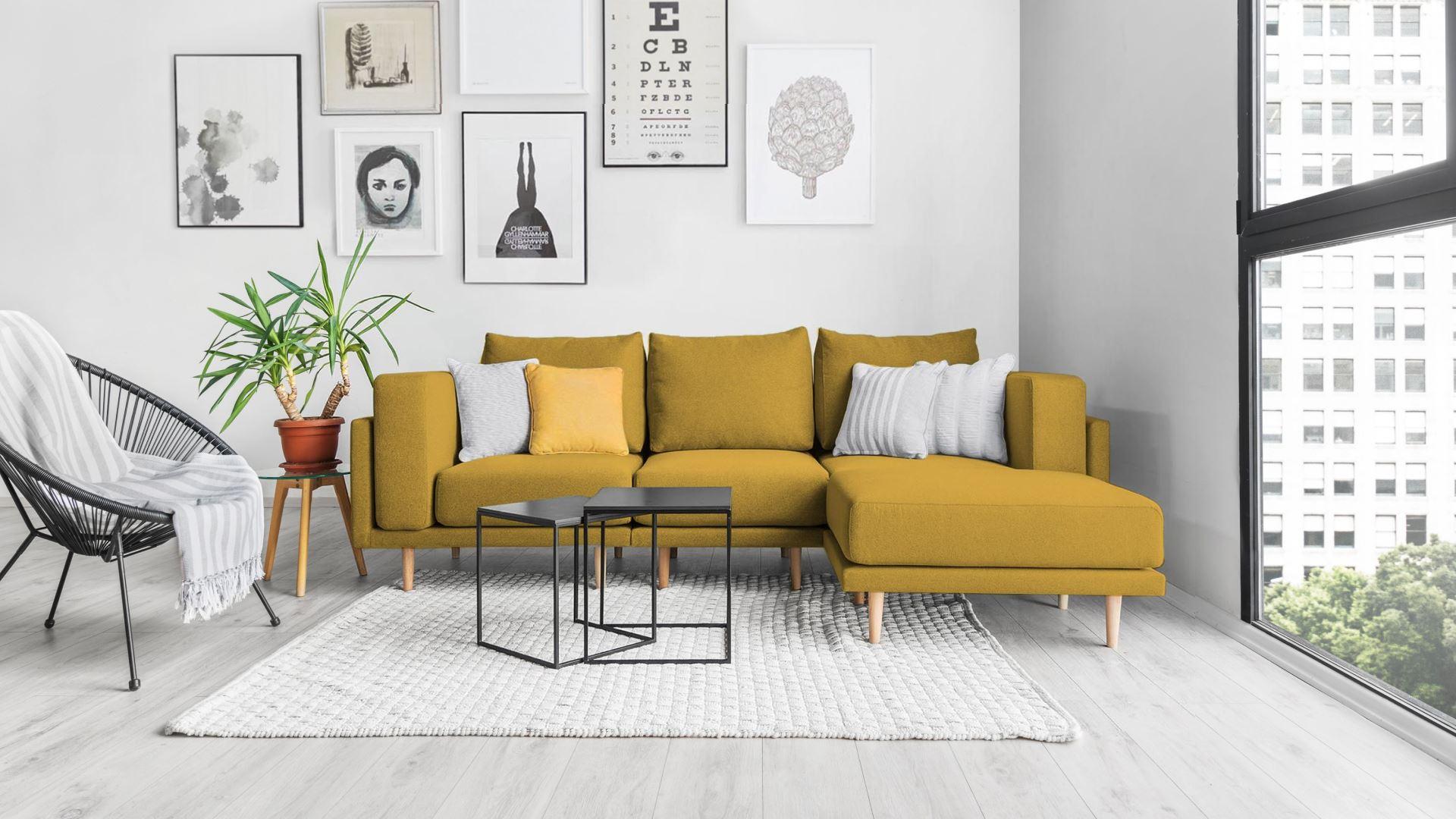 Outlet - Modulares Sofa Donna 4-Sitzer mit Schlaffunktion - Stoff Nova